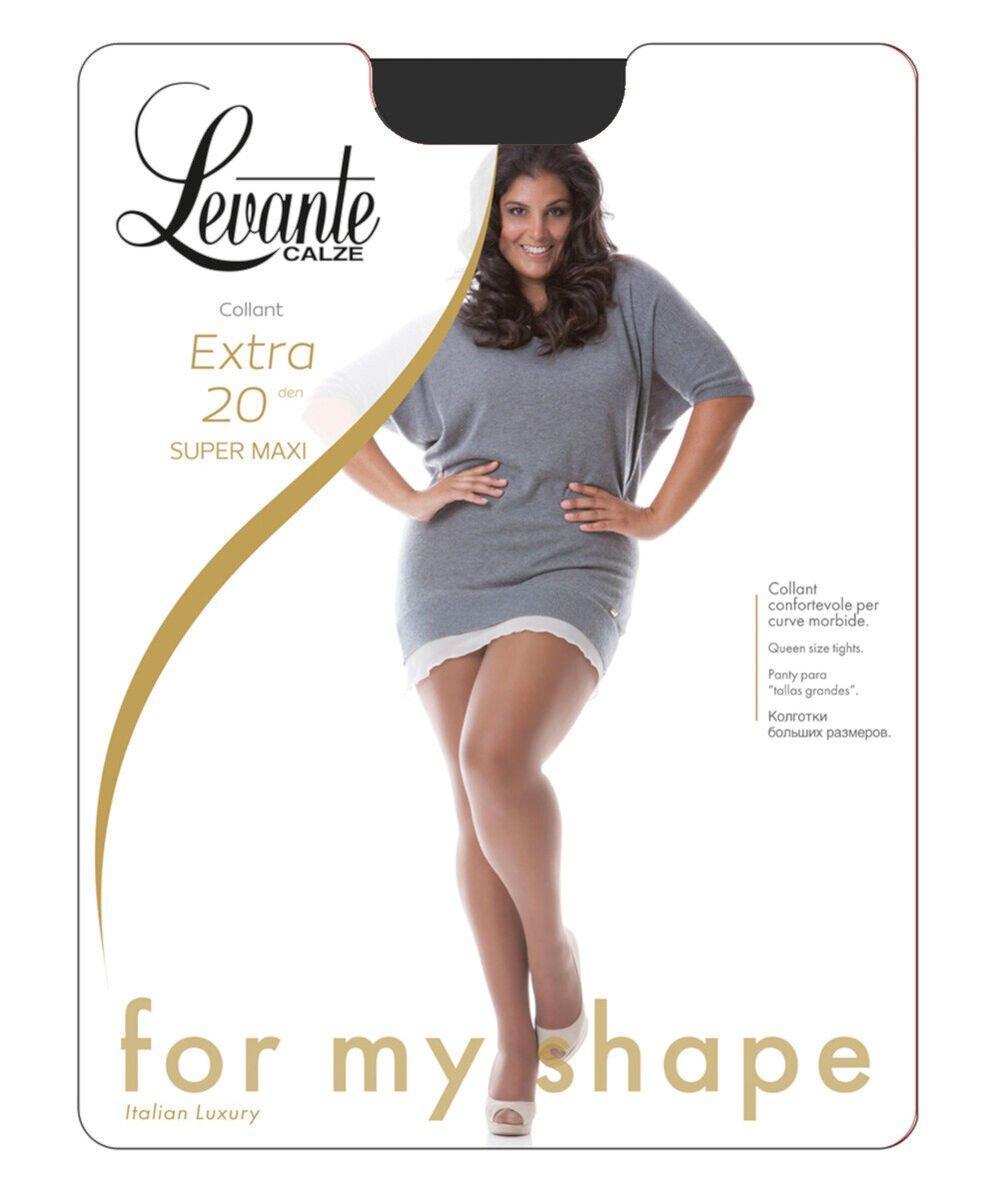 Collant donna taglie forti Levante 20 DEN nero