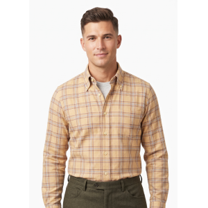 Camicia leggera flanella di cotone