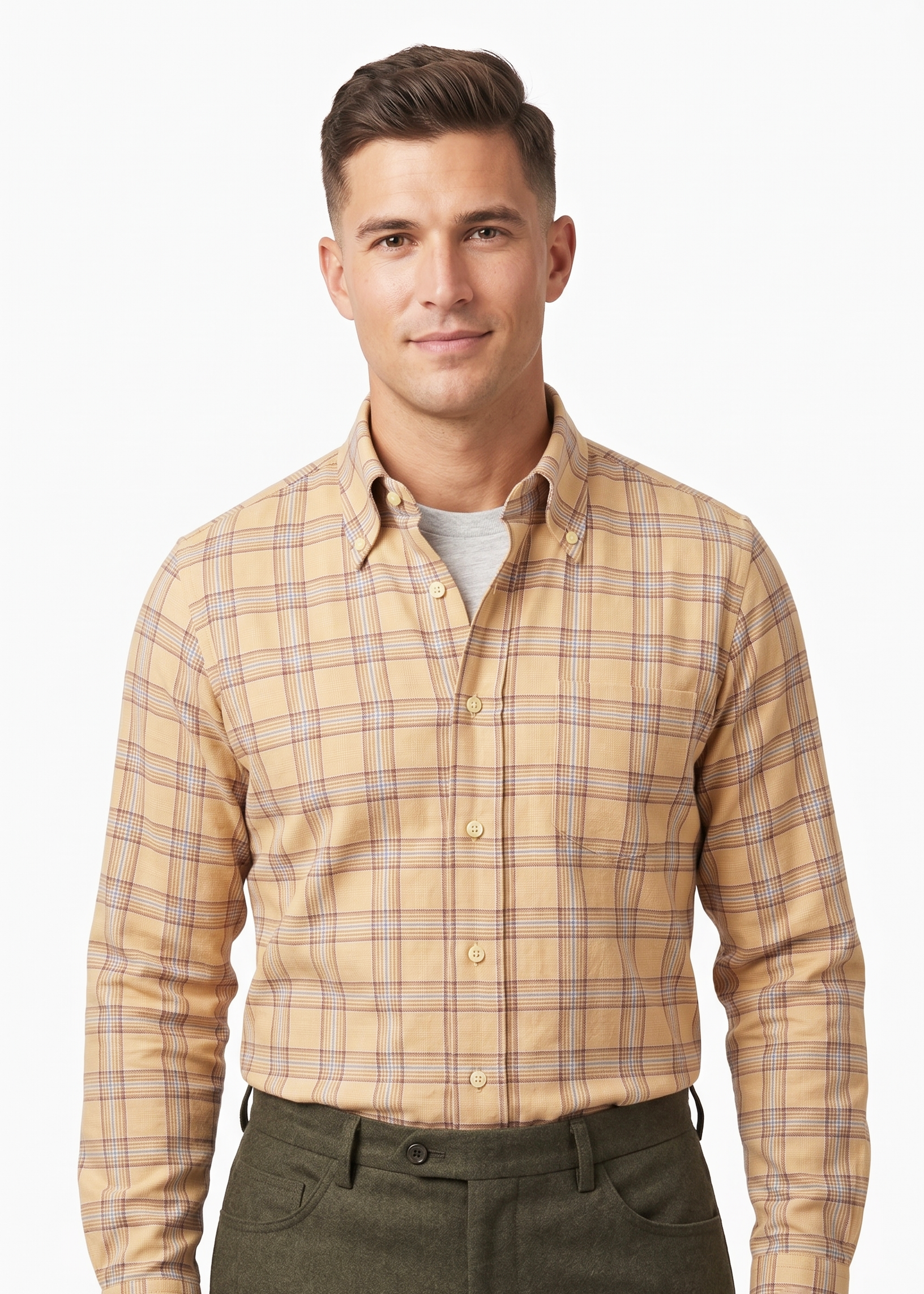 camicia-flanella-cotone-02 Camicia leggera flanella di cotone Ingram