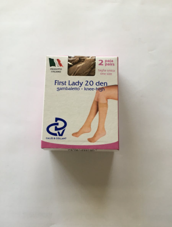 cdv coppia gambaletto 20 den filanca coprente visone - foto 1