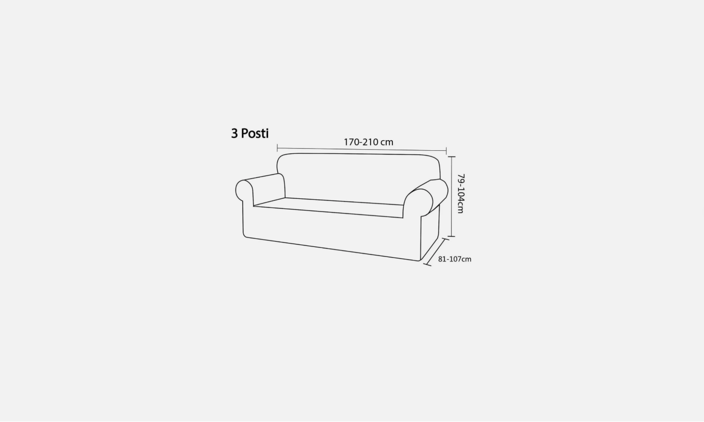 irge copridivano stretch dis.in tinta flower arancio - foto 2