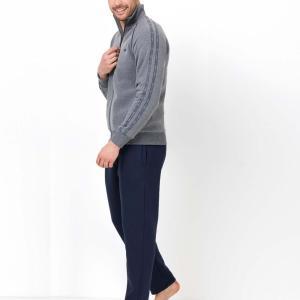 Tuta homewear  uomo felpata grigio ga2004