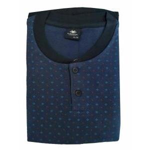 Pigiama uomo calibrato  gp2037/c caldo cotone cobalto
