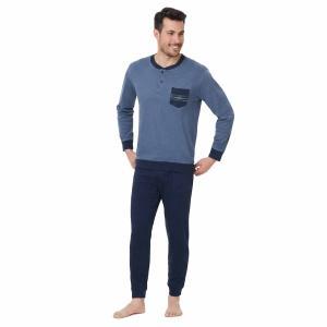 Pigiama uomo calibrato cotone interlock gp2040/c aviazione
