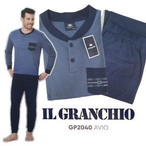 Pigiama uomo calibrato cotone interlock gp2040/c aviazione