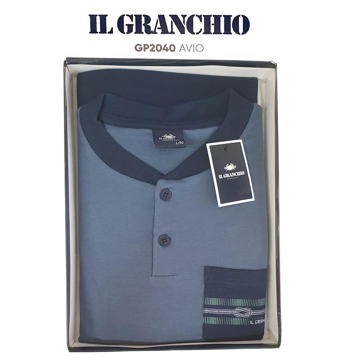 Pigiama uomo calibrato cotone interlock GP2040/C Aviazione