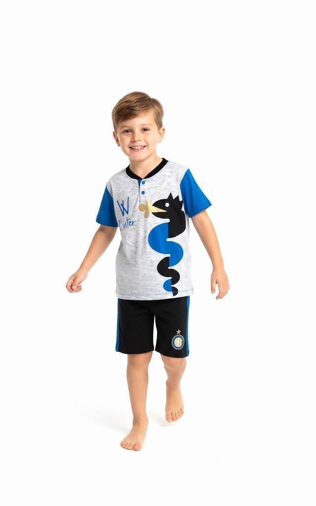 Pigiama bambino compatibile con Inter