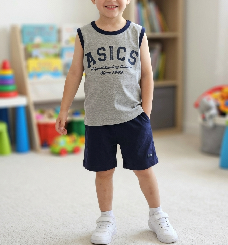 Completo sportivo bambino Asics Vintage