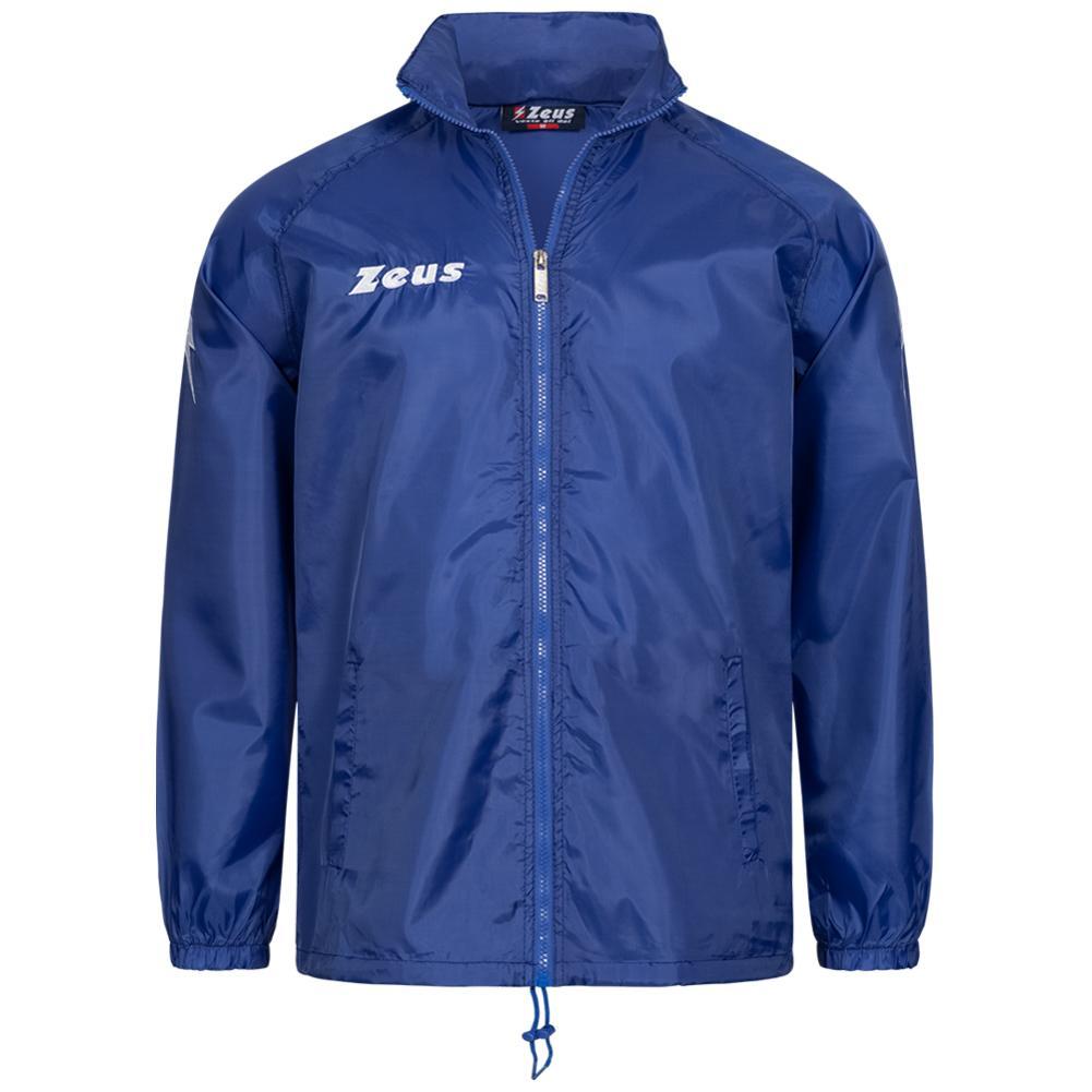 Giacca a vento anti pioggia da uomo Zeus blu royal