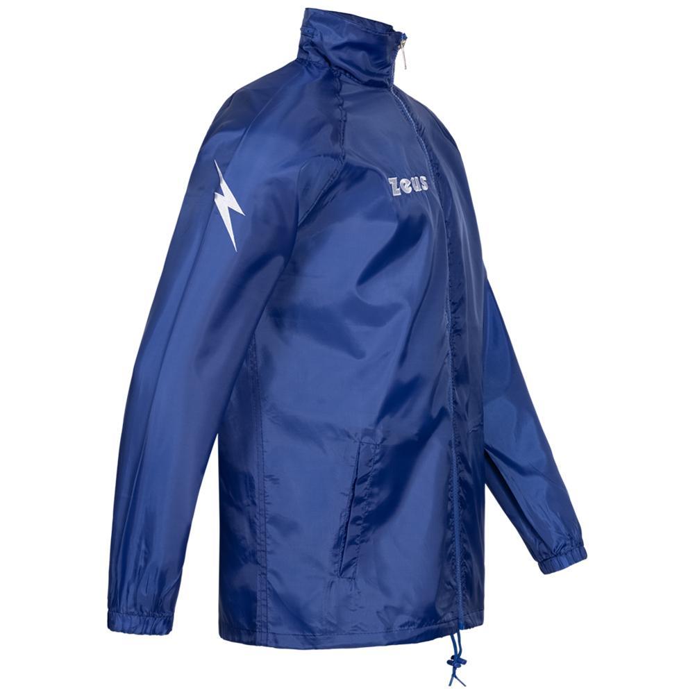 Giacca a vento anti pioggia da uomo Zeus blu royal