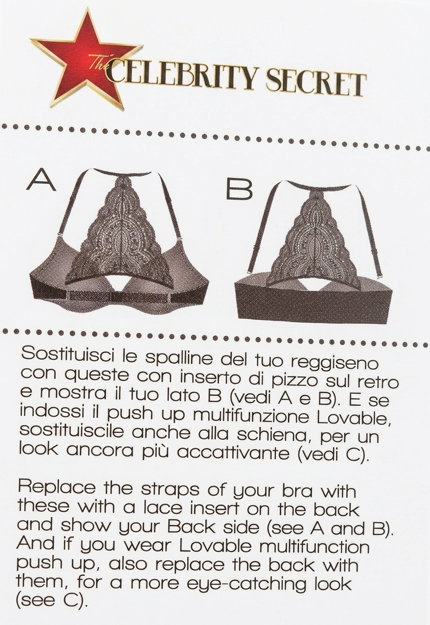 Spalline con inserto di pizzo sulla schiena Lovable