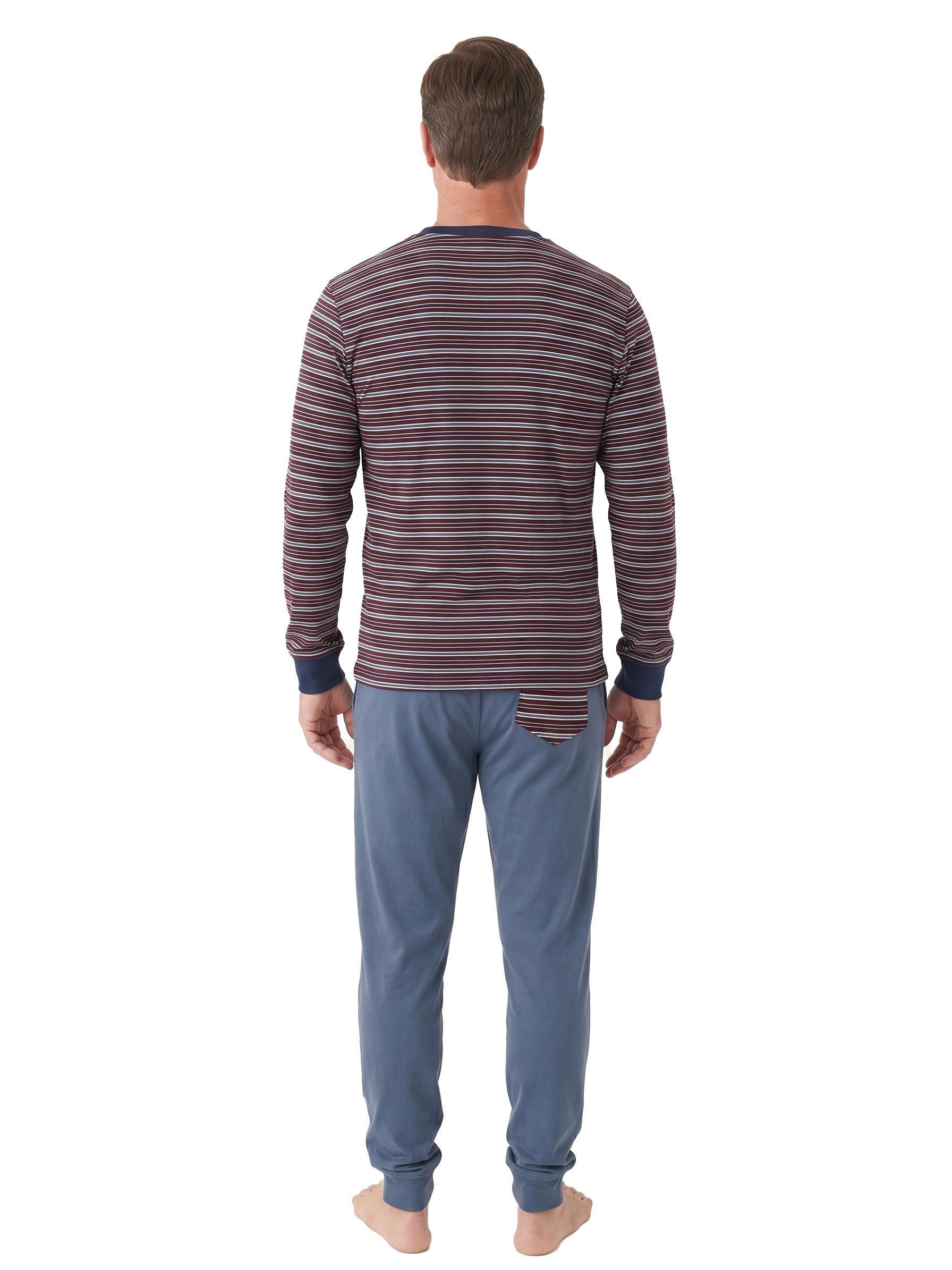 pigiama-lovable-uomo-caldo-cotone-bordeaux-03 Pigiama Lovable Uomo Caldo Cotone Bordeaux