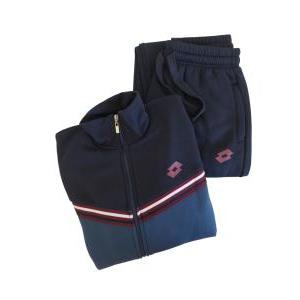 Tuta homewear uomo felpata full zip colore jeans la4003