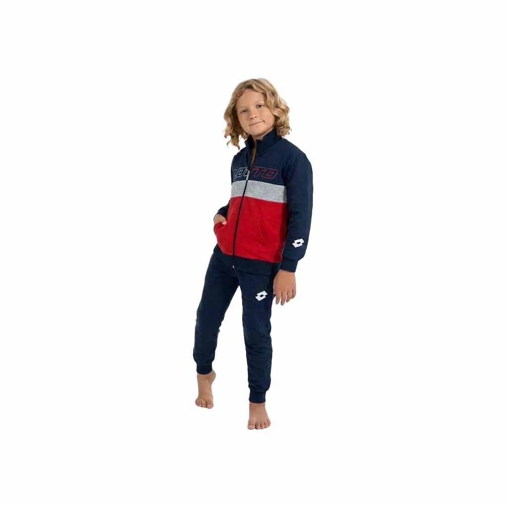 Tuta bambino Lotto Homewear LA4018 Blu in cotone garzato