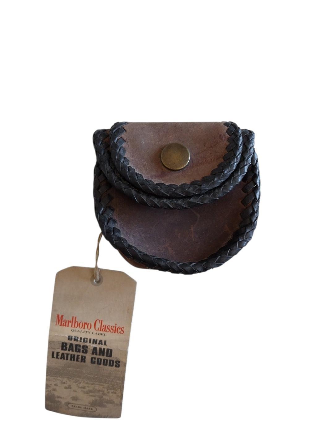 Portamonete per cintura Vintage Marlboro Classics Vera pelle