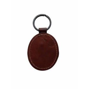 Portachiavi vintage  vera pelle marrone