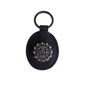 Portachiavi vintage  vera pelle nero