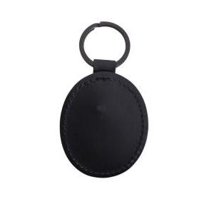 Portachiavi vintage  vera pelle nero