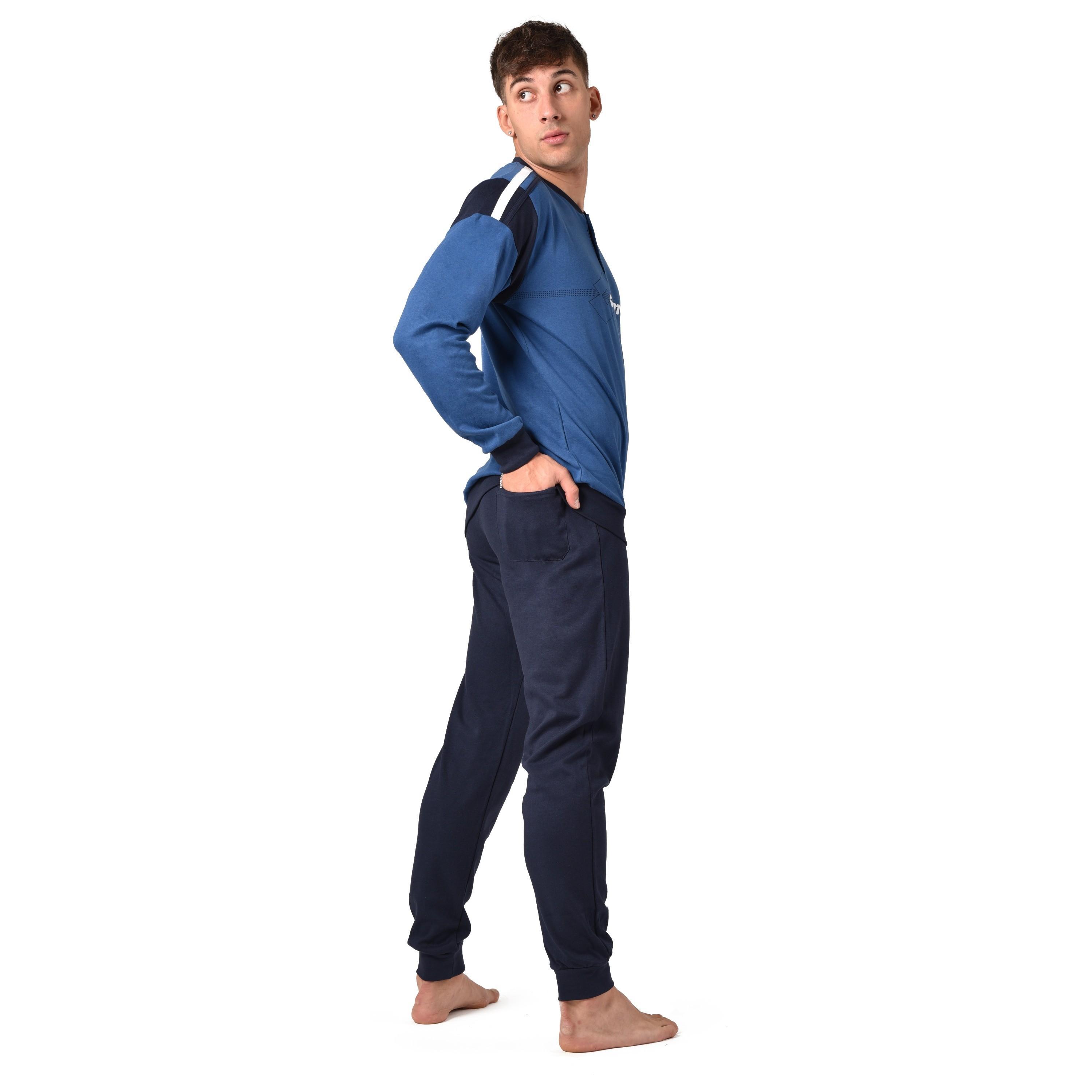 Pigiama cotone interlock uomo Lotto Homewear