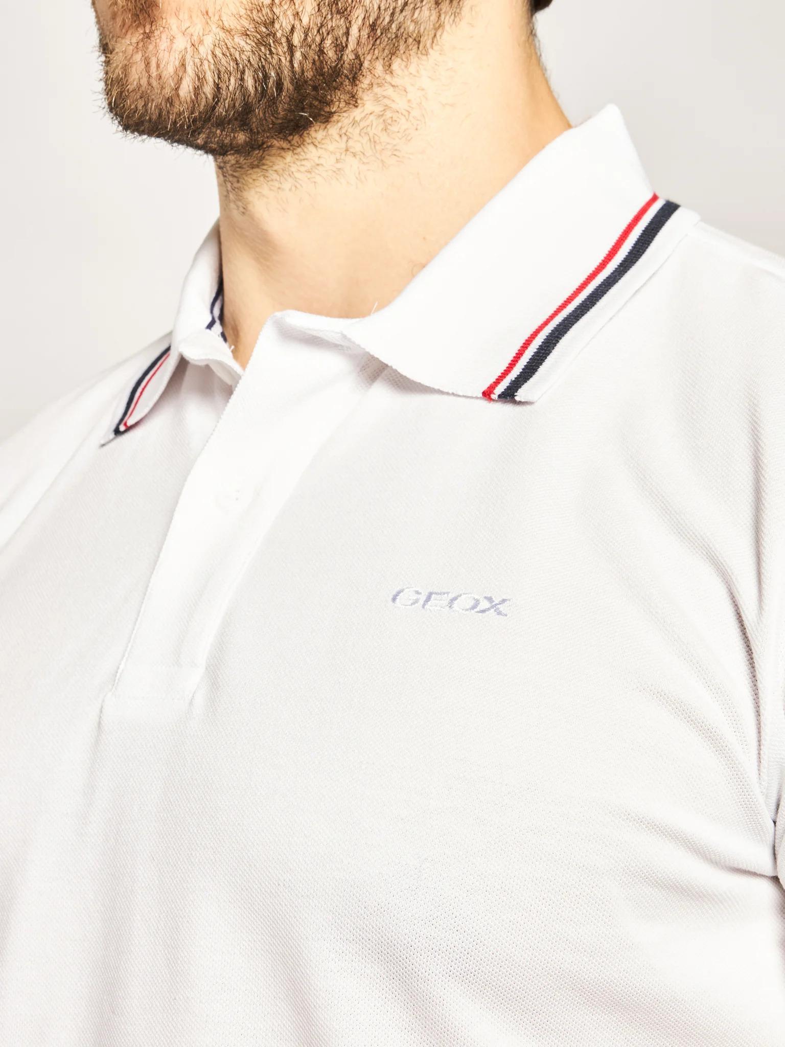 Polo piquet da uomo Geox mezza manica con doppio bordino M0210A T2649