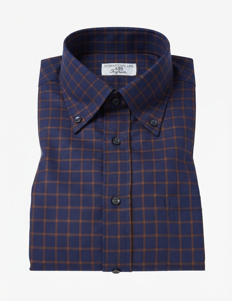 camicia-flanella-01 Camicia flanella di cotone Ingram