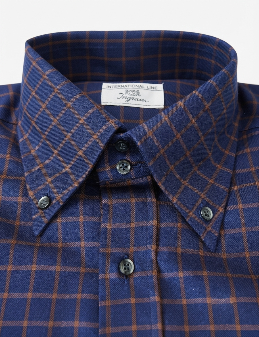 camicia-flanella-02 Camicia flanella di cotone Ingram