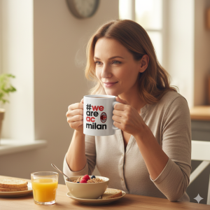 Tazza mug in ceramica ac milan