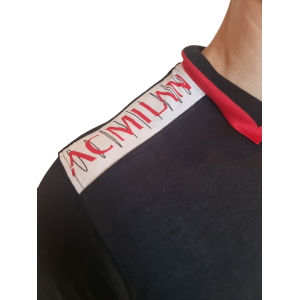 Polo uomo in cotone compatibile con ac milan