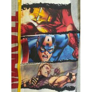 Tuta bambino felpata full zip con cappuccio avengers