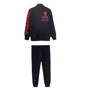 Tuta felpata bambino spiderman blu