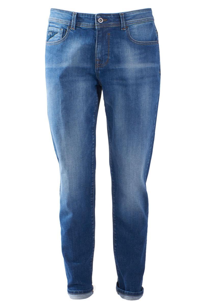 yes zee yes zee jeans u comfortable colore medio denim - foto 1
