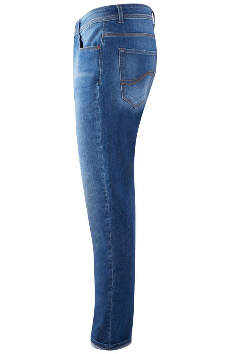 yes zee yes zee jeans u comfortable colore medio denim - foto 5