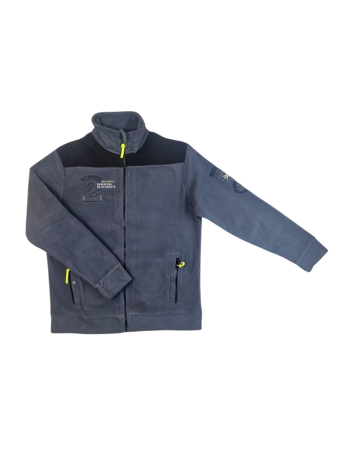 Giacca in pile da uomo Stormy Life grigio