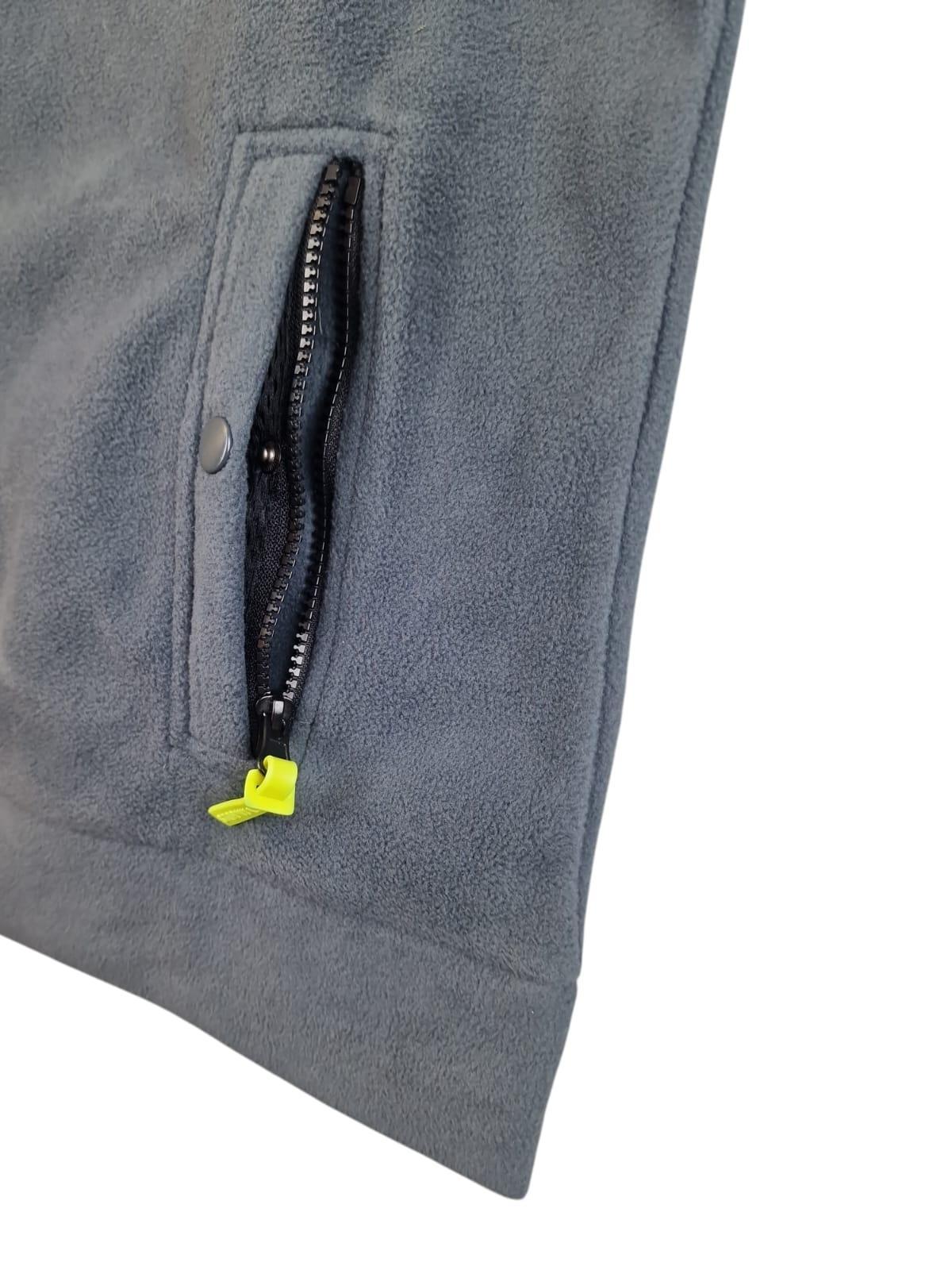 Giacca in pile da uomo Stormy Life grigio