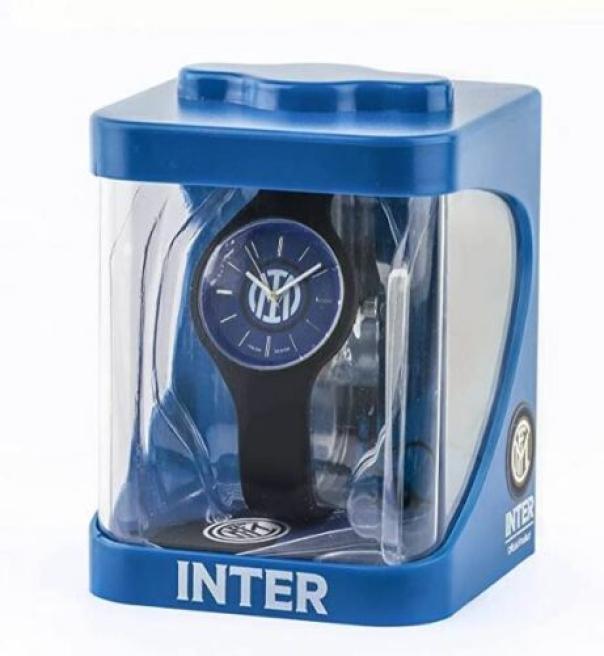 Orologio FC Inter da polso da bambino in silicone colore nero