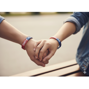 Bracciale in silicone del genoa calcio