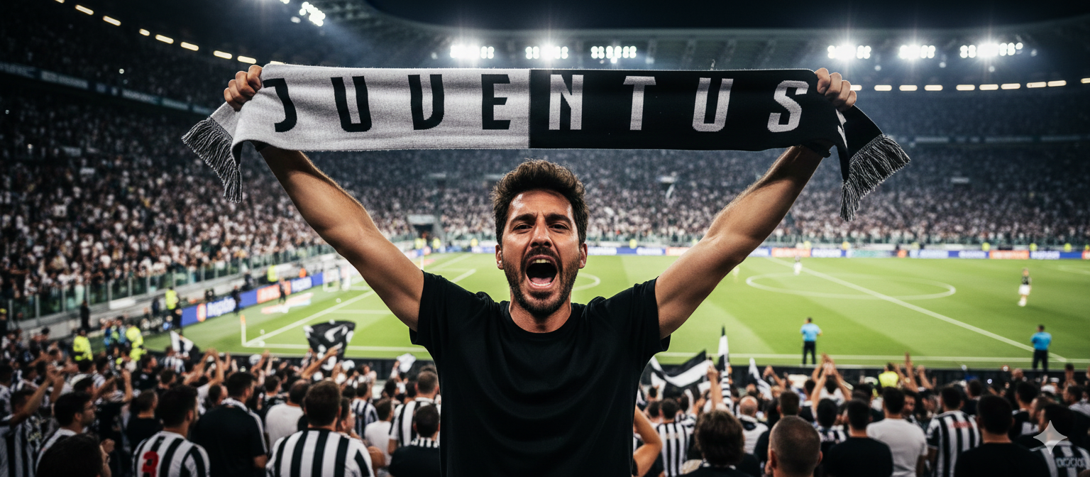 Sciarpa tifoso per Juventus