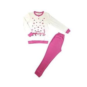 Pigiama caldo cotone bambina gatti