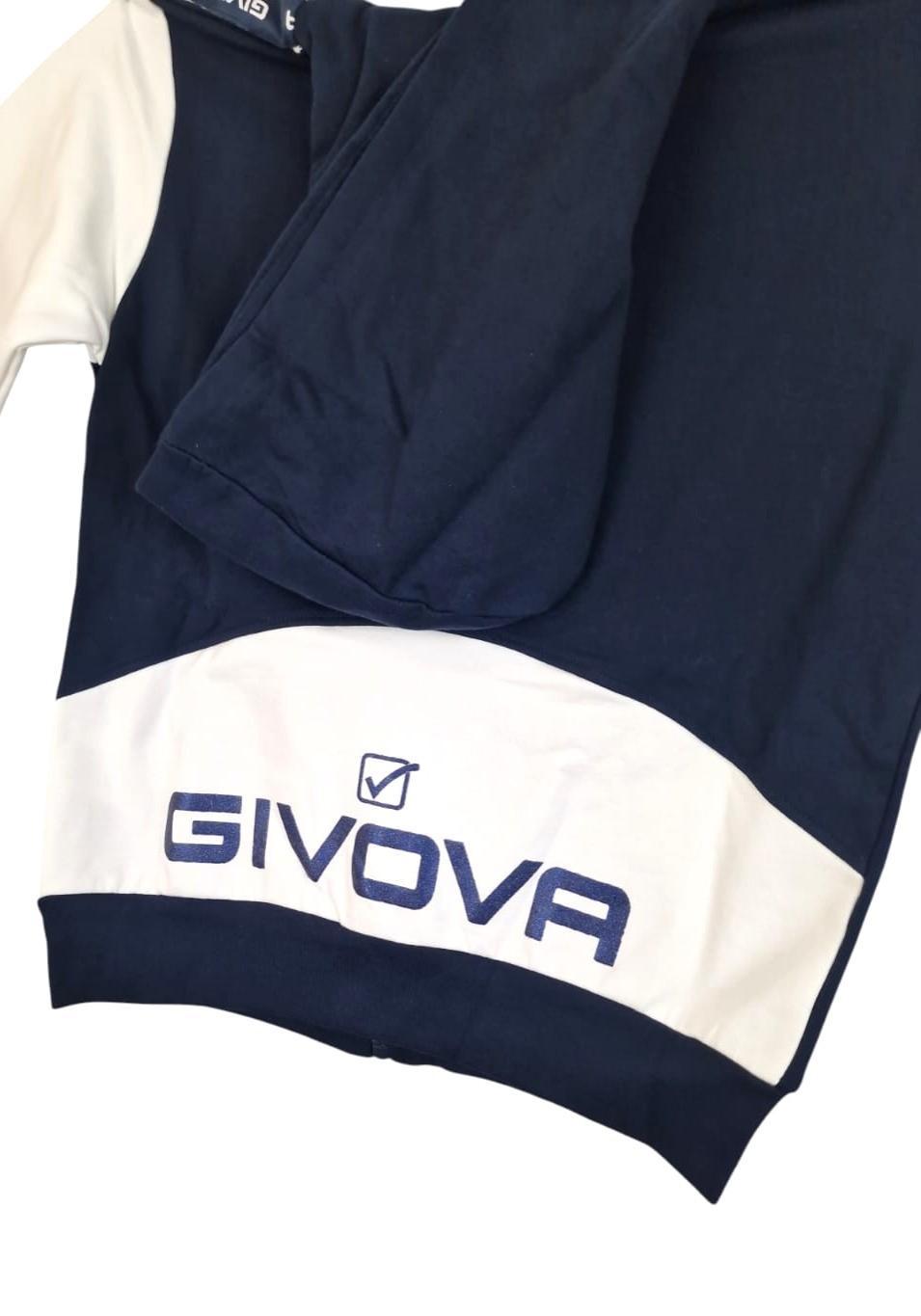 Completo tuta bambina in cotone felpato Givova