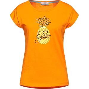 T-shirt donna in cotone  arancio