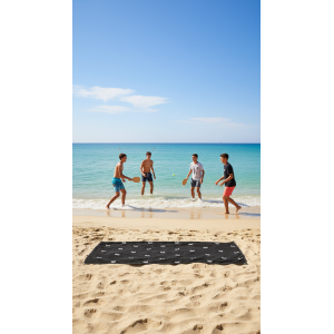 Telo mare juventus nero spugna di cotone 95x170cm