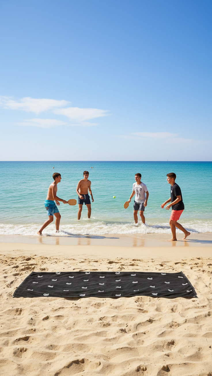 Telo mare Juventus nero spugna di cotone 95x170cm