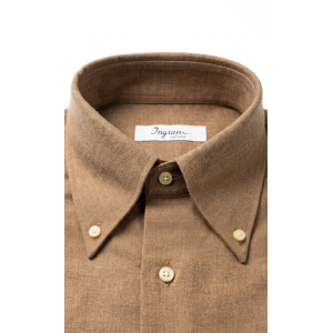 Camicia misto cotone lana