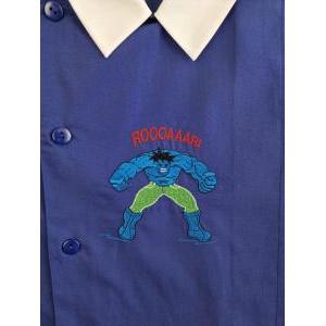 Grembiule scuola elementare da bambino blu