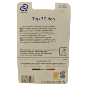 Gambaletto classico 20 den nero