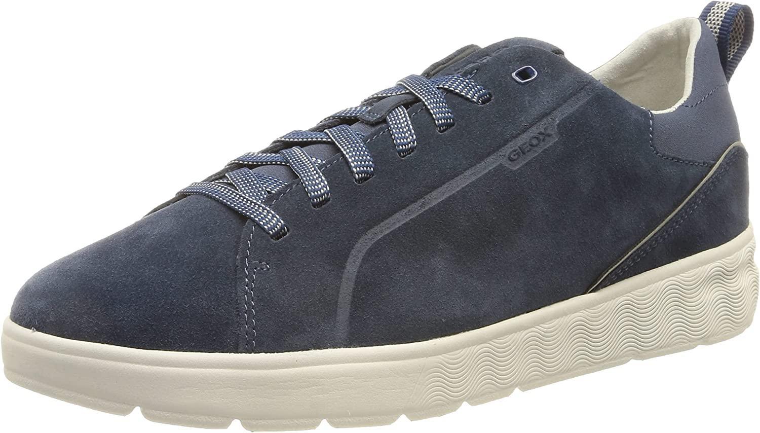 Scarpe Geox da uomo modello Spherica fondo alto colore aviazione 