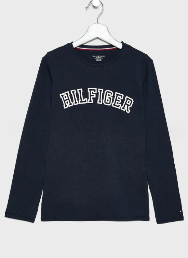 T-shirt manica lunga unisex junior Tommy Hilfiger