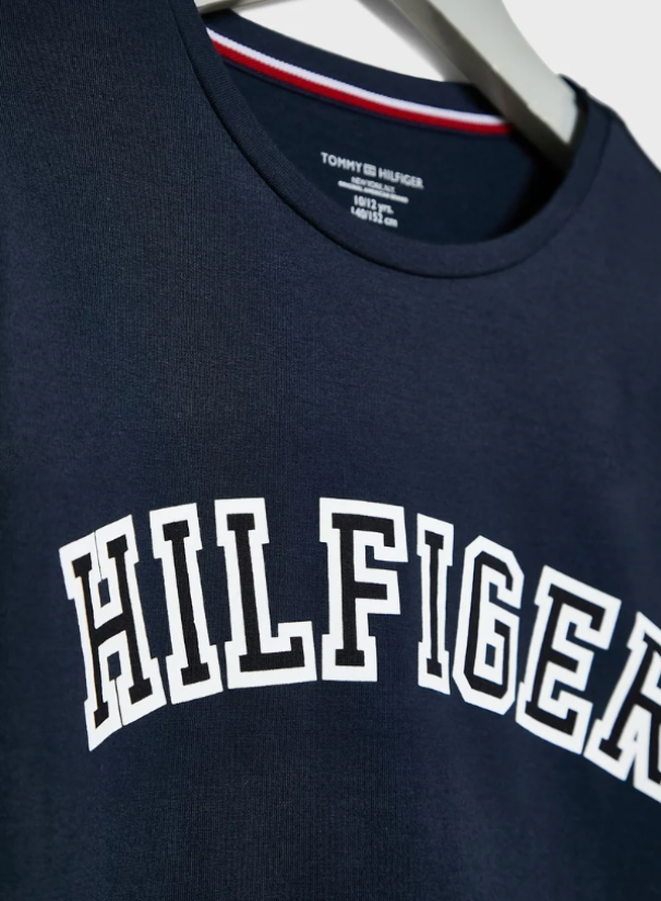 T-shirt manica lunga unisex junior Tommy Hilfiger