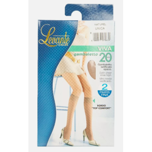 Coppia gambaletto setificato 20 den naturel