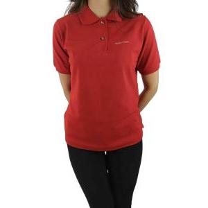 Polo piquet  donna rosso